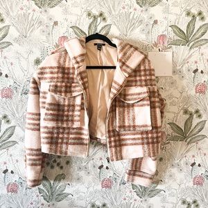 Plaid Crop Jacket
